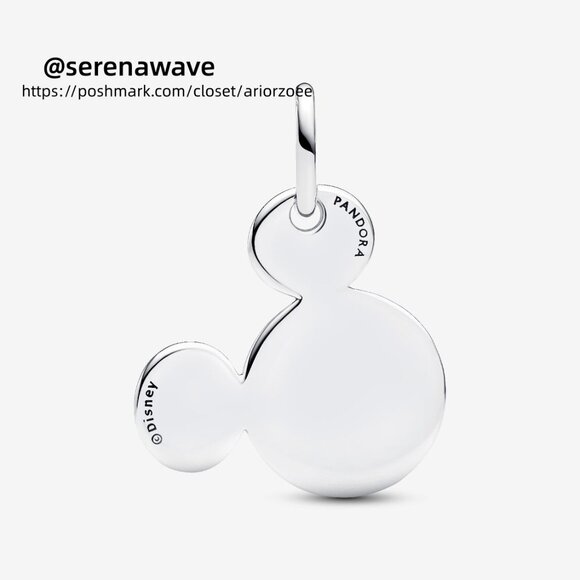 Pandora Disney Mickey Mouse Engravable Dangle Charm - Picture 2 of 7